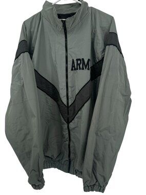 U.S. Army Mens Jacket  Size Large Long Reflective PT jacket